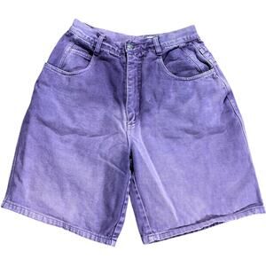 Chazz by Charles Ghailian Purple 90’s Vintage Denim Shorts